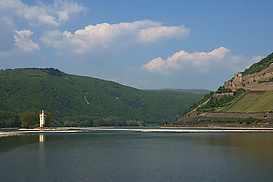 M?useturm und Ehrenfels von Bingen