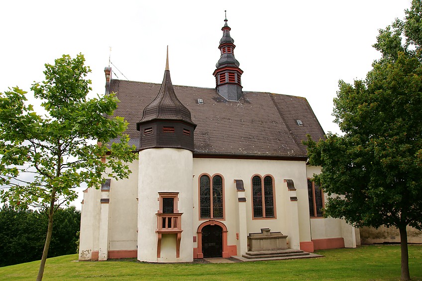 Die Wallfahrtskirche auf dem Laurenziberg
