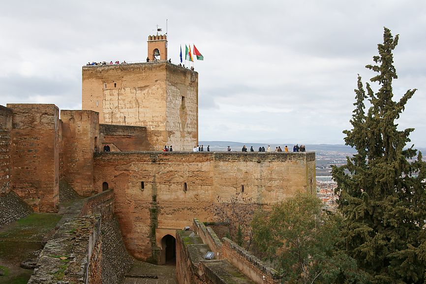 Torre de la Vela im Alcazaba
