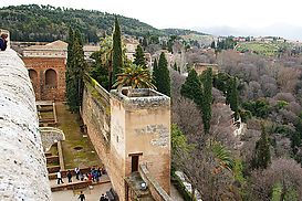 Blick vom Torre de la Vela