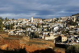Albaicin (maurisches Viertel) von der Alhambra