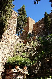 Aufstieg im Alcazaba