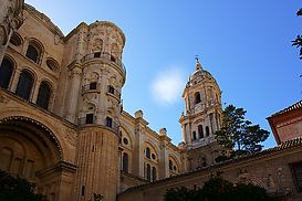 Nordseite der Kathedrale von Malaga