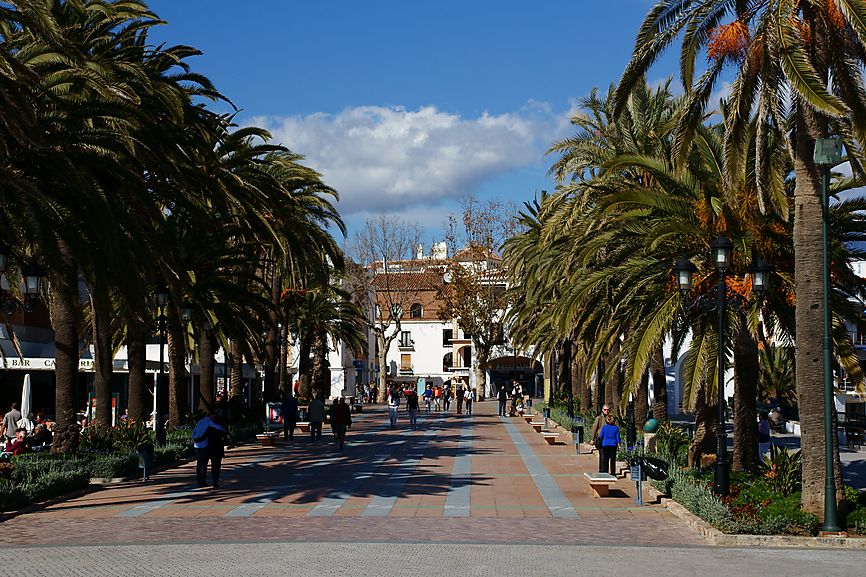 Nerja Rambla am Balcon de Europa