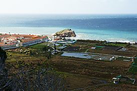 Blick zum Meer von der Altstadt