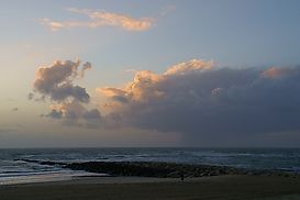 Sonnenuntergang am Strand