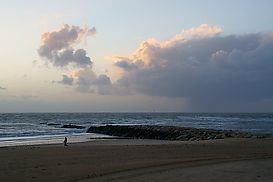 Sonnenuntergang am Strand