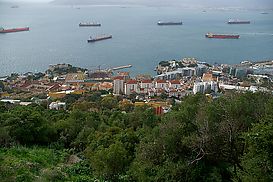 Gibraltar vom Berg