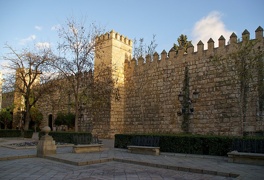 Aussenmauer Alcazar