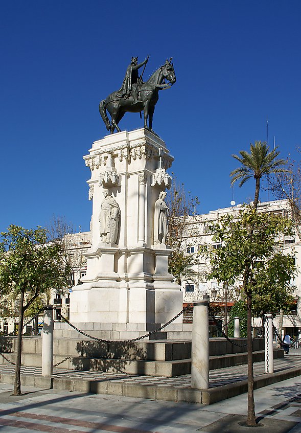 Denkmal Ferdinand III. auf Plaza Nueva