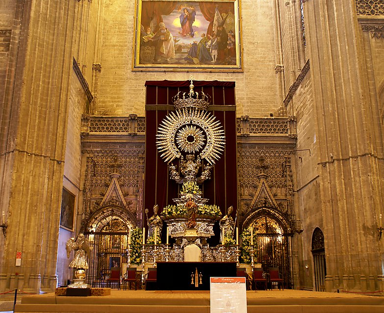Altar vor Puerta del Perdon